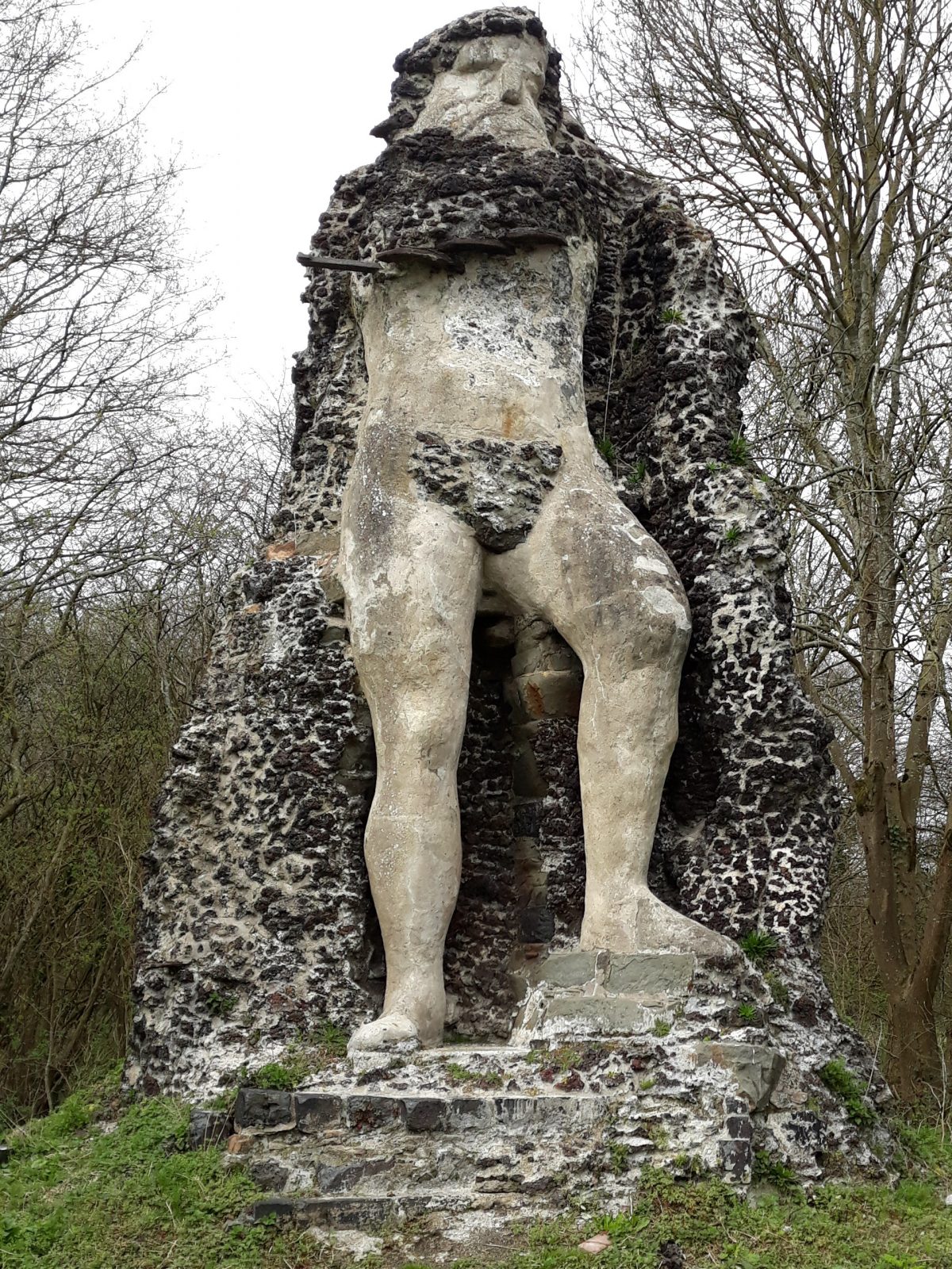 Statue of Neptune at William Champion garden at Warmley